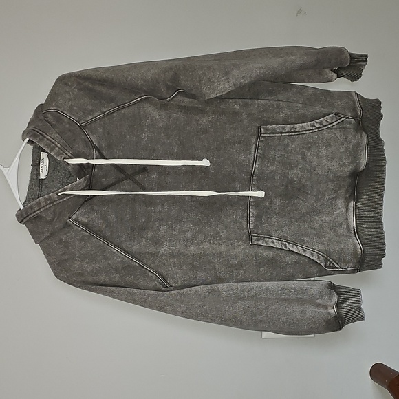 Zenana Outfitters Tops - Zenana womens like new mineral wash hoodie. Sz large dark Olive